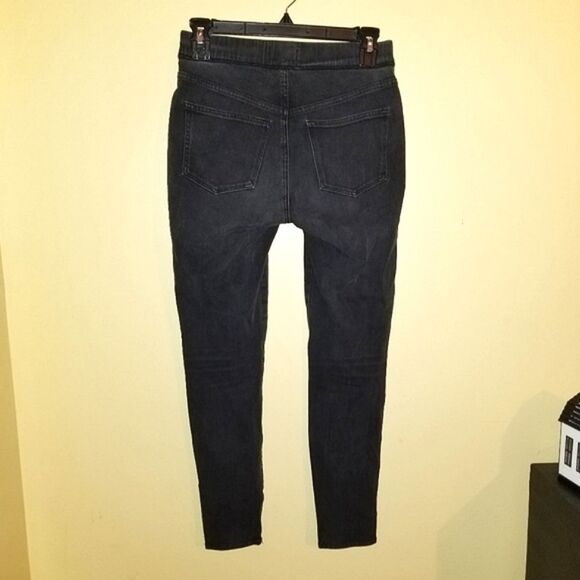 Madewell Black Anywhere Skinny Jeans 27 - Picture 2 of 9